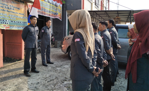 APEL PAGI DAN RAPAT MINGGUAN PERTAMA SETELAH MENJADI BAWASLU KOTA PRABUMULIH