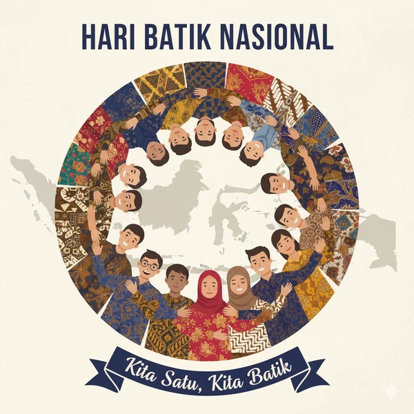 Pegawai Bawaslu Prabumulih kompak mengenakan batik pada peringatan Hari Batik Nasional 2025 – tema Batik Merawit