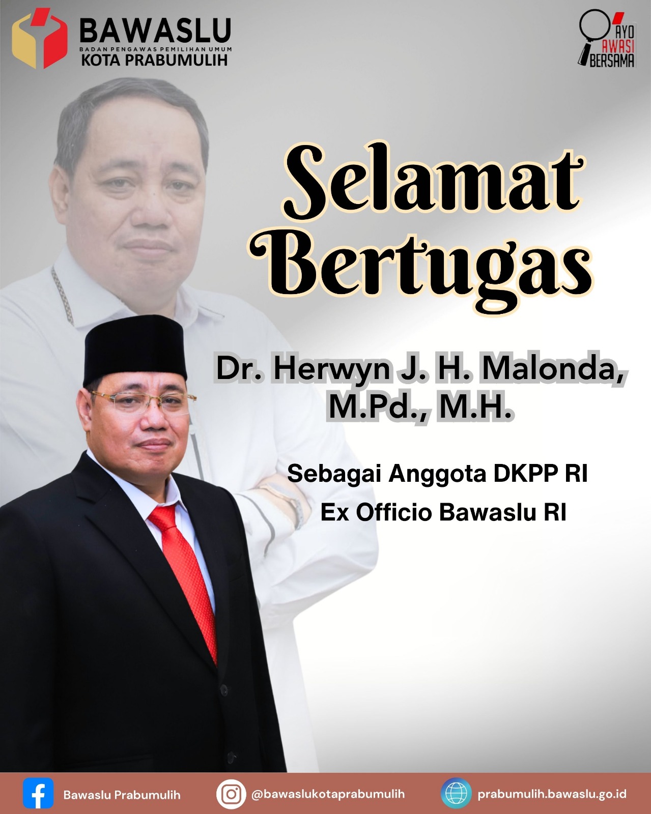 Bawaslu Kota Prabumulih, memandang penguatan sinergi dengan DKPP sebagai bagian penting dalam menjaga profesionalitas, etika, dan kepercayaan publik terhadap penyelenggaraan pemilu yang berintegritas.