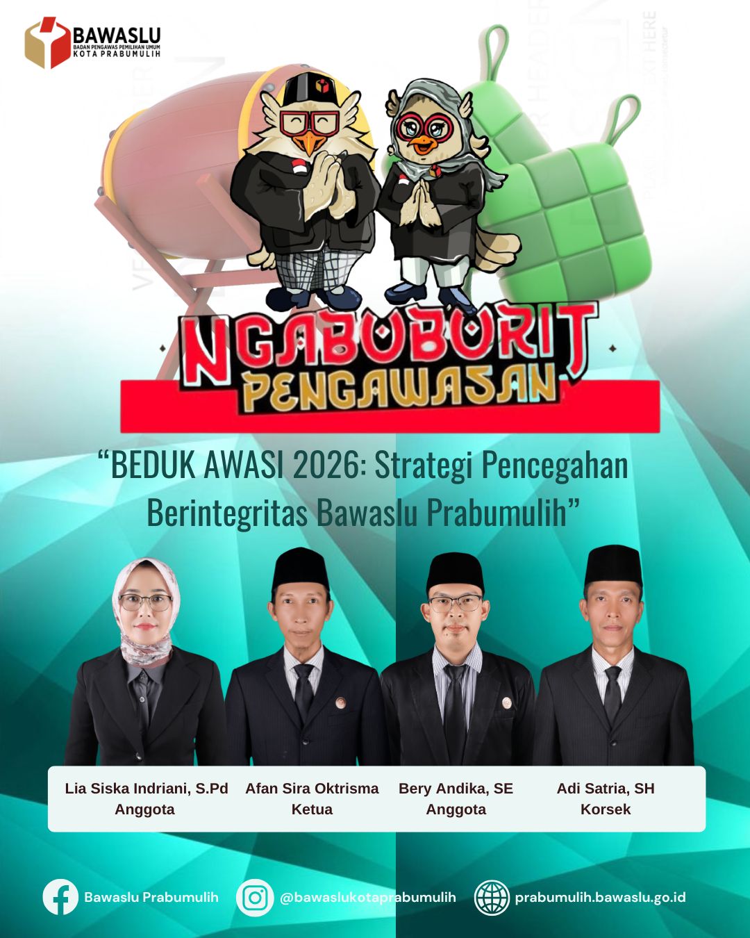 kegiatan ini diarahkan untuk memperkuat strategi pengawasan partisipatif melalui pendekatan yang lebih komunikatif dan mudah dipahami masyarakat, khususnya dalam menghadapi maraknya disinformasi di era digital. Diskusi yang berlangsung menitikberatkan pada pentingnya literasi digital, peningkatan kewaspadaan terhadap informasi yang menyesatkan, serta peran aktif masyarakat dalam melaporkan potensi pelanggaran pemilu.