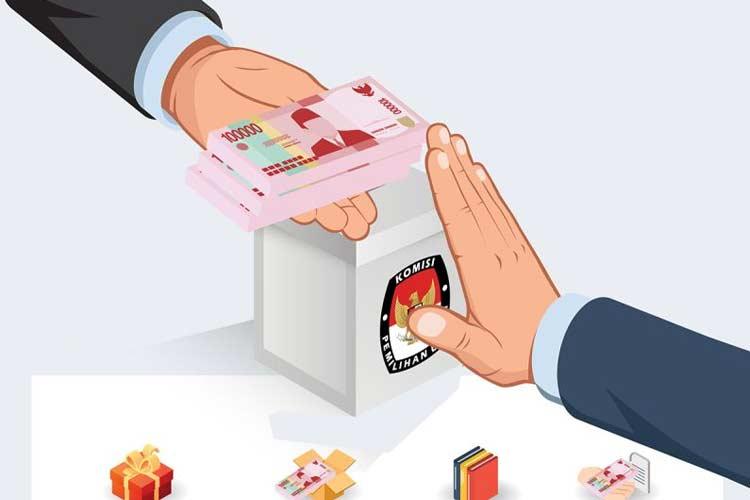 Dalam berbagai tahapan Pemilu, politik uang berpotensi muncul dalam berbagai bentuk, mulai dari pembagian uang tunai, sembako, hingga pemberian bantuan yang disertai ajakan memilih calon tertentu.