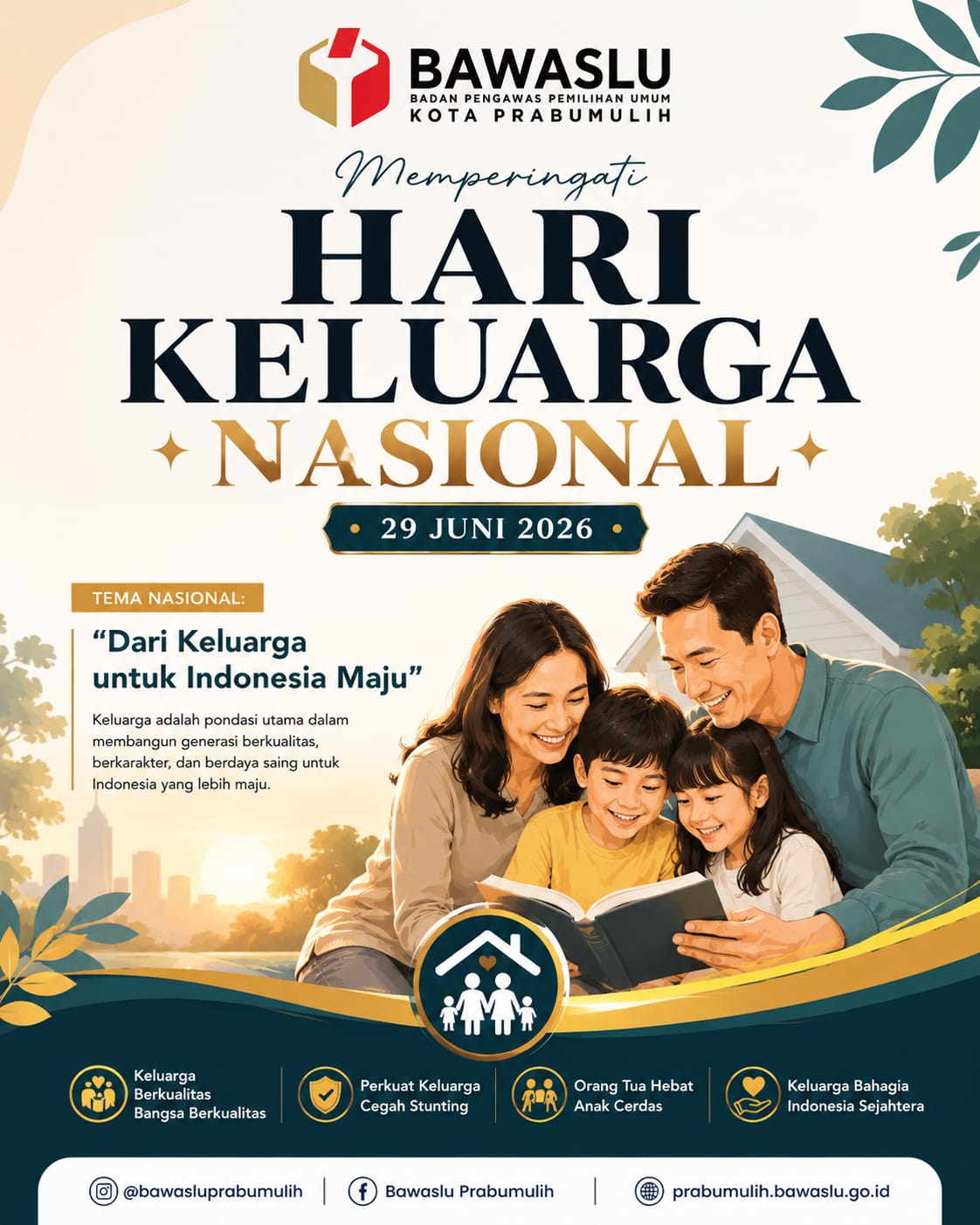 Dalam perspektif penangkalan degradasi moral, keluarga juga memiliki peran strategis sebagai benteng pertama melawan berbagai ancaman yang dapat merusak kualitas demokrasi. Mulai dari penyebaran hoaks, politik identitas, ujaran kebencian, politik uang, hingga berbagai bentuk disinformasi yang kini semakin mudah menyebar melalui media sosial.
