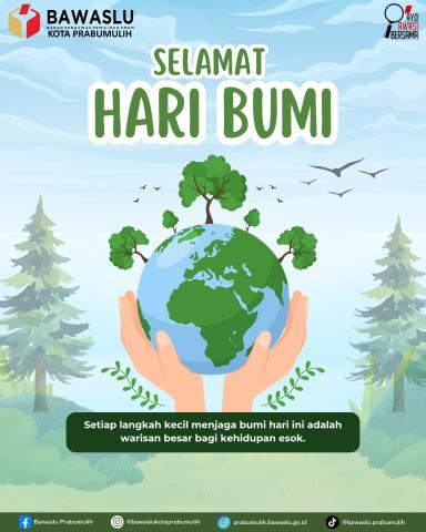 Bawaslu Prabumulih juga menekankan bahwa nilai-nilai yang terkandung dalam Hari Bumi seperti tanggung jawab, keberlanjutan, dan kepedulian sejalan dengan prinsip-prinsip pengawasan pemilu yang mengedepankan integritas dan akuntabilitas. Dalam konteks ini, pengawasan partisipatif menjadi salah satu instrumen penting untuk memastikan bahwa proses demokrasi berjalan secara jujur, adil, dan berorientasi pada kepentingan publik jangka panjang.