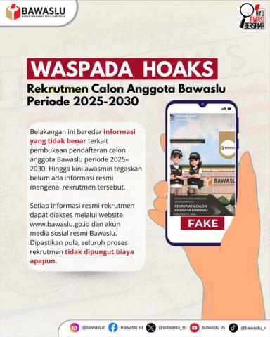 Di era digital saat ini, setiap orang tidak hanya menjadi penerima informasi, tetapi juga dapat menjadi penyebar informasi. Sayangnya, tidak semua informasi yang beredar telah melalui proses verifikasi. Berita bohong, gambar hasil manipulasi, video yang dipotong konteksnya, hingga konten berbasis kecerdasan buatan (artificial intelligence) semakin sulit dibedakan dengan informasi yang benar. Kondisi tersebut menuntut masyarakat untuk memiliki kemampuan berpikir kritis sekaligus meningkatkan literasi digital