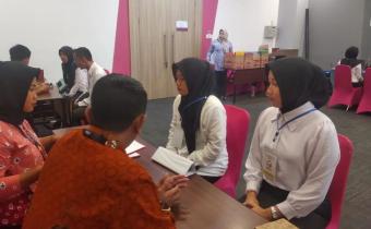 Peserta interview PTPS Kecamatan Prabumulih Timur di Hotel Fave Prabumulih