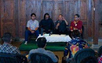 nggota Bawaslu Totok Hariyono saat dalam Diskusi Penguatan Demokrasi: Strategi Konsolidasi Gerakan Masyarakat Sipil Mewujudkan Sinergitas Pengawasan Pemilu 2029 di Kabupaten Bogor, Selasa (30/12/2025).
